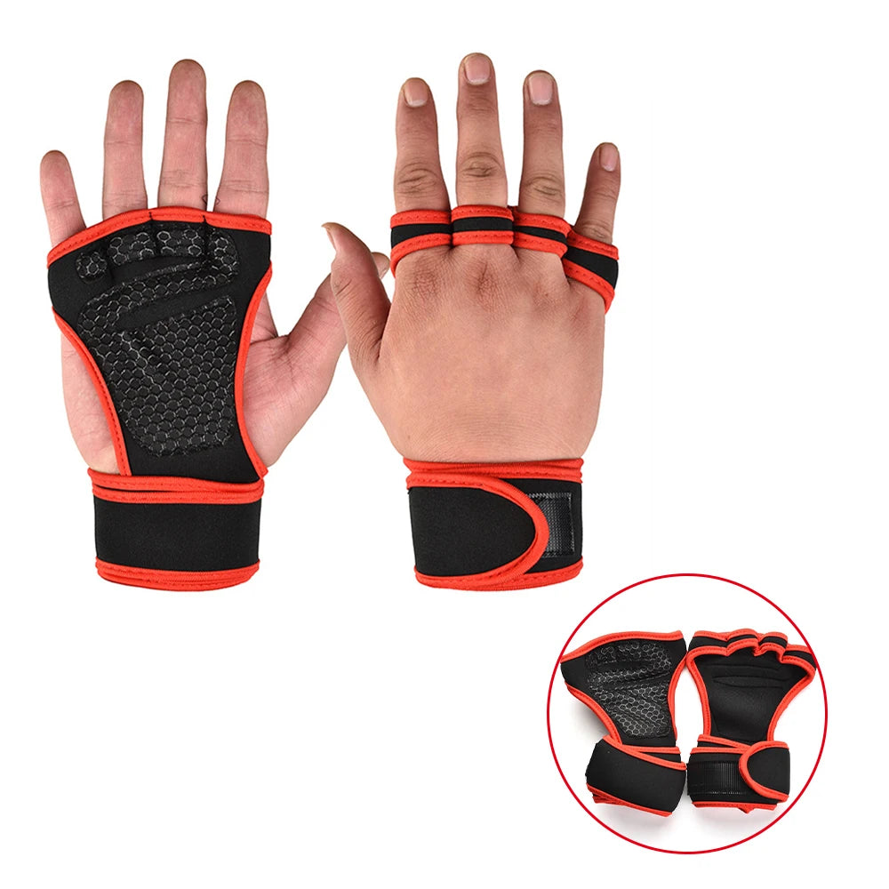 Xullify Training Sport Gloves for Men Women Workout Gloves Fitness Body Building Weightlifting Gym Hand Wrist Palm Protector Gloves