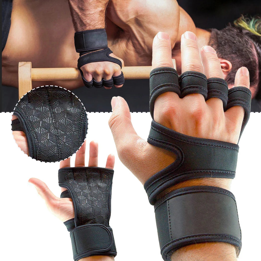 Xullify Training Sport Gloves for Men Women Workout Gloves Fitness Body Building Weightlifting Gym Hand Wrist Palm Protector Gloves